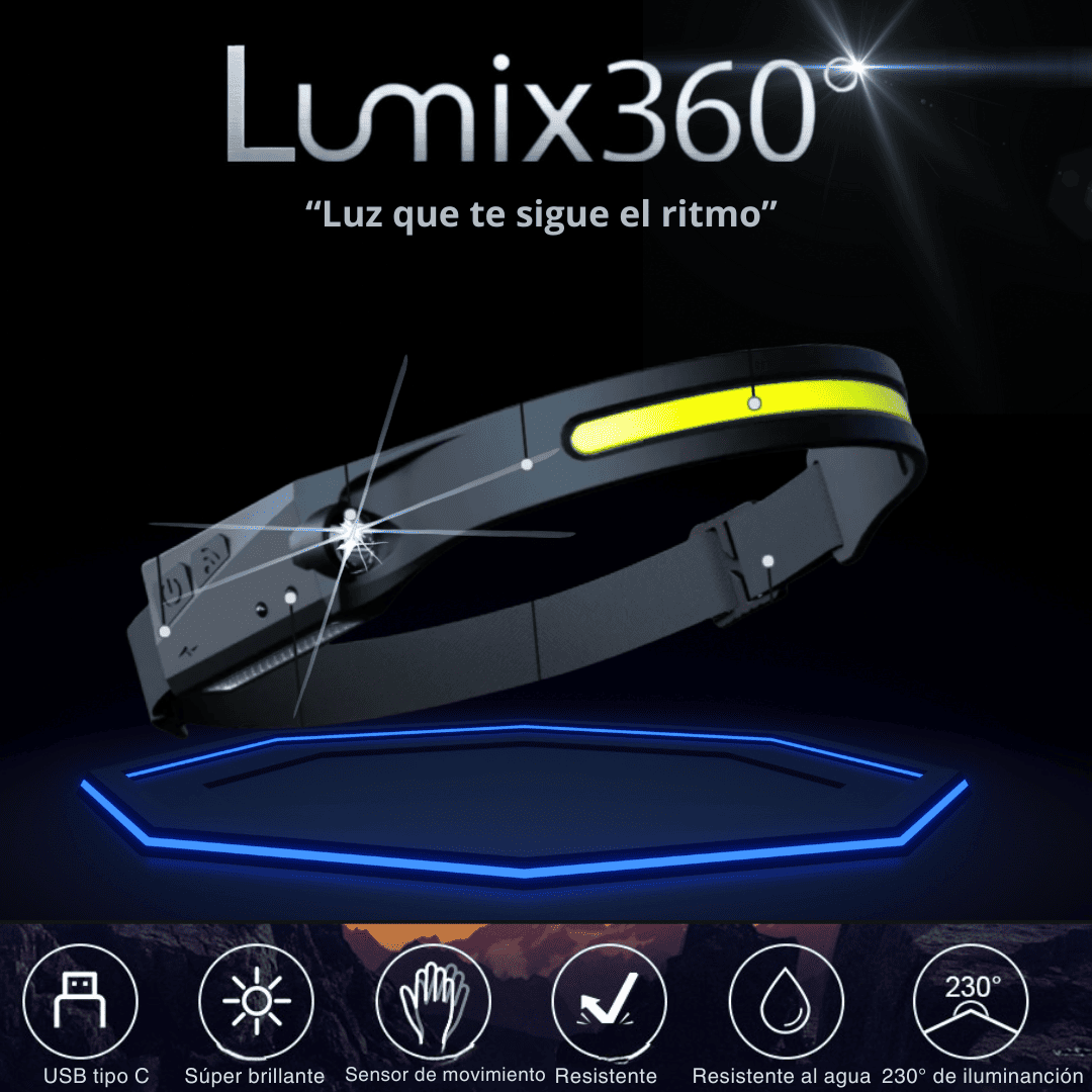 LUMIX 360° Linterna Frontal Led