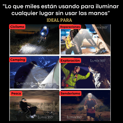 LUMIX 360° Linterna Frontal Led