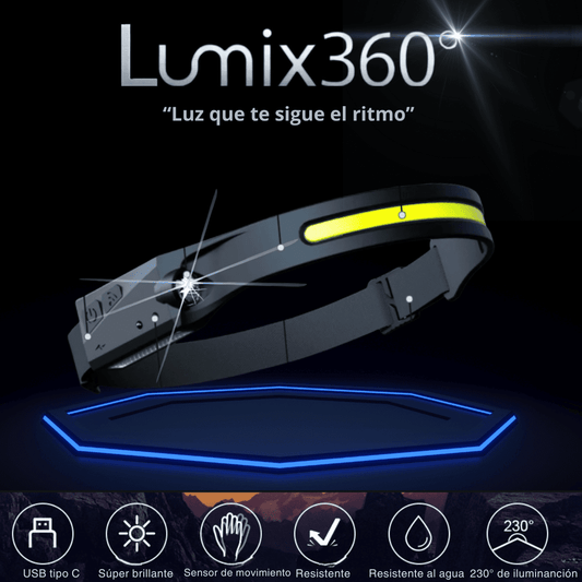 LUMIX 360° Linterna Frontal Led